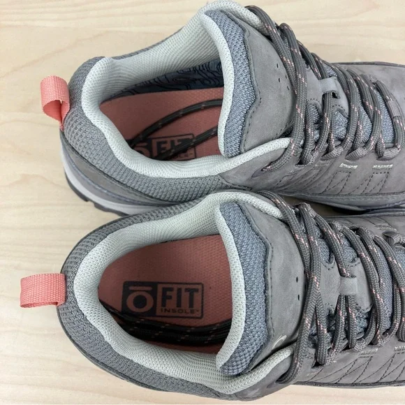 Oboz Women’s Size 8.0 Ousel Low Leather Athletic Hiking Shoes Taupe Light Gray - Picture 9 of 11